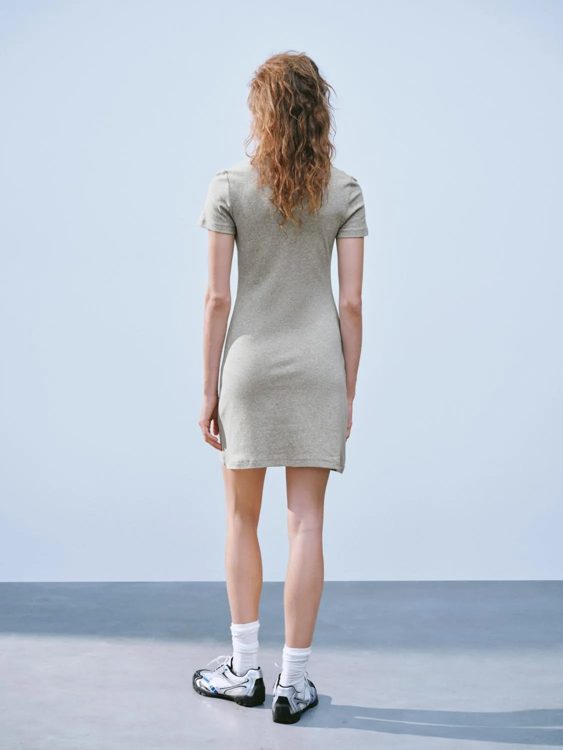 Lapel Skinny-Fit Dresses