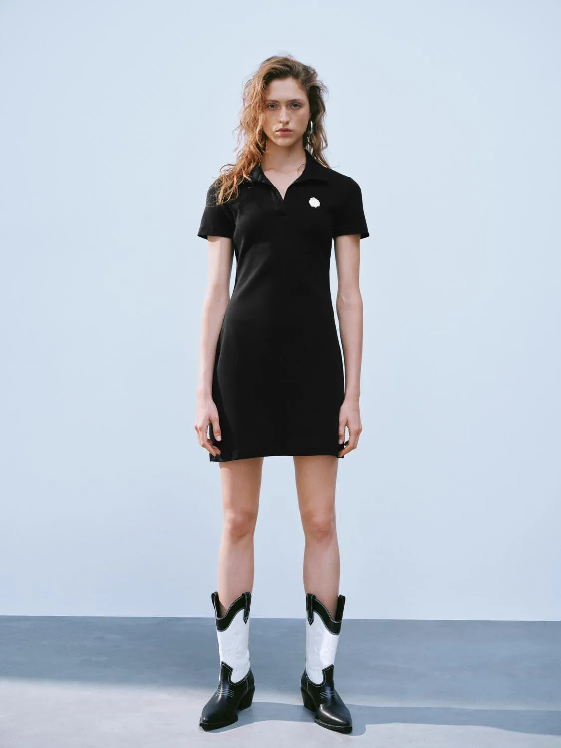 Lapel Skinny-Fit Dresses
