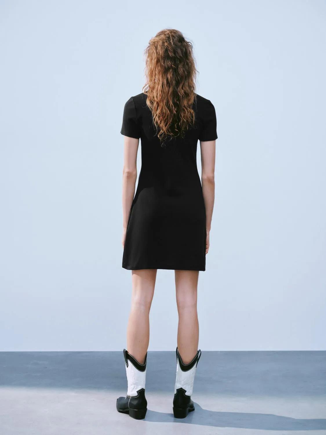 Lapel Skinny-Fit Dresses