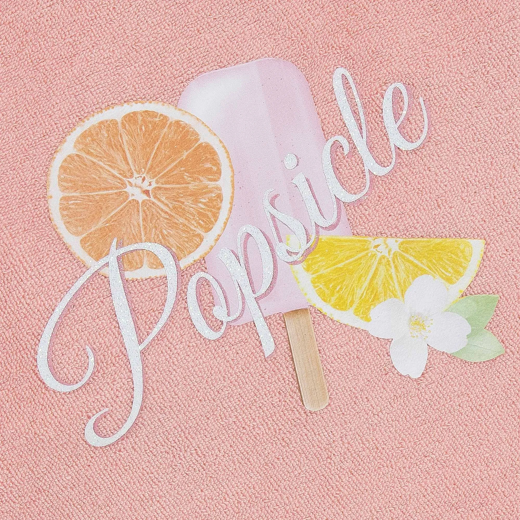 Lapin House Popsicle Towelling Dress - Peach