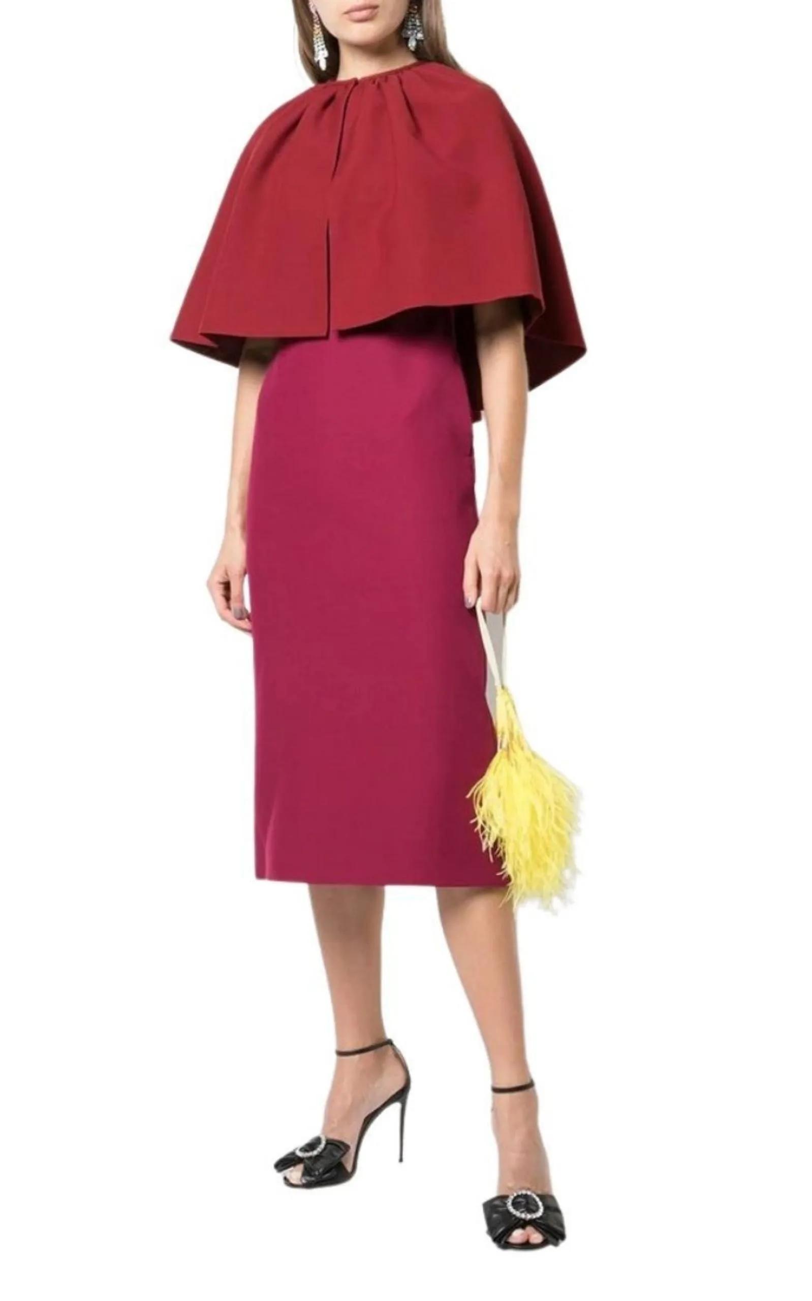 Layered Cape Dress