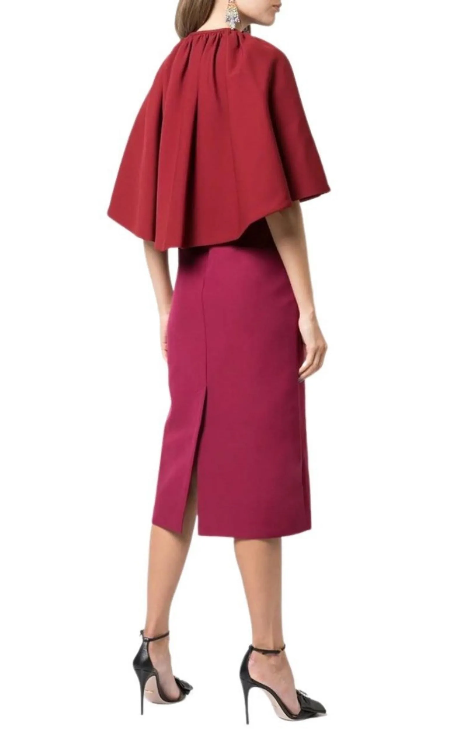 Layered Cape Dress