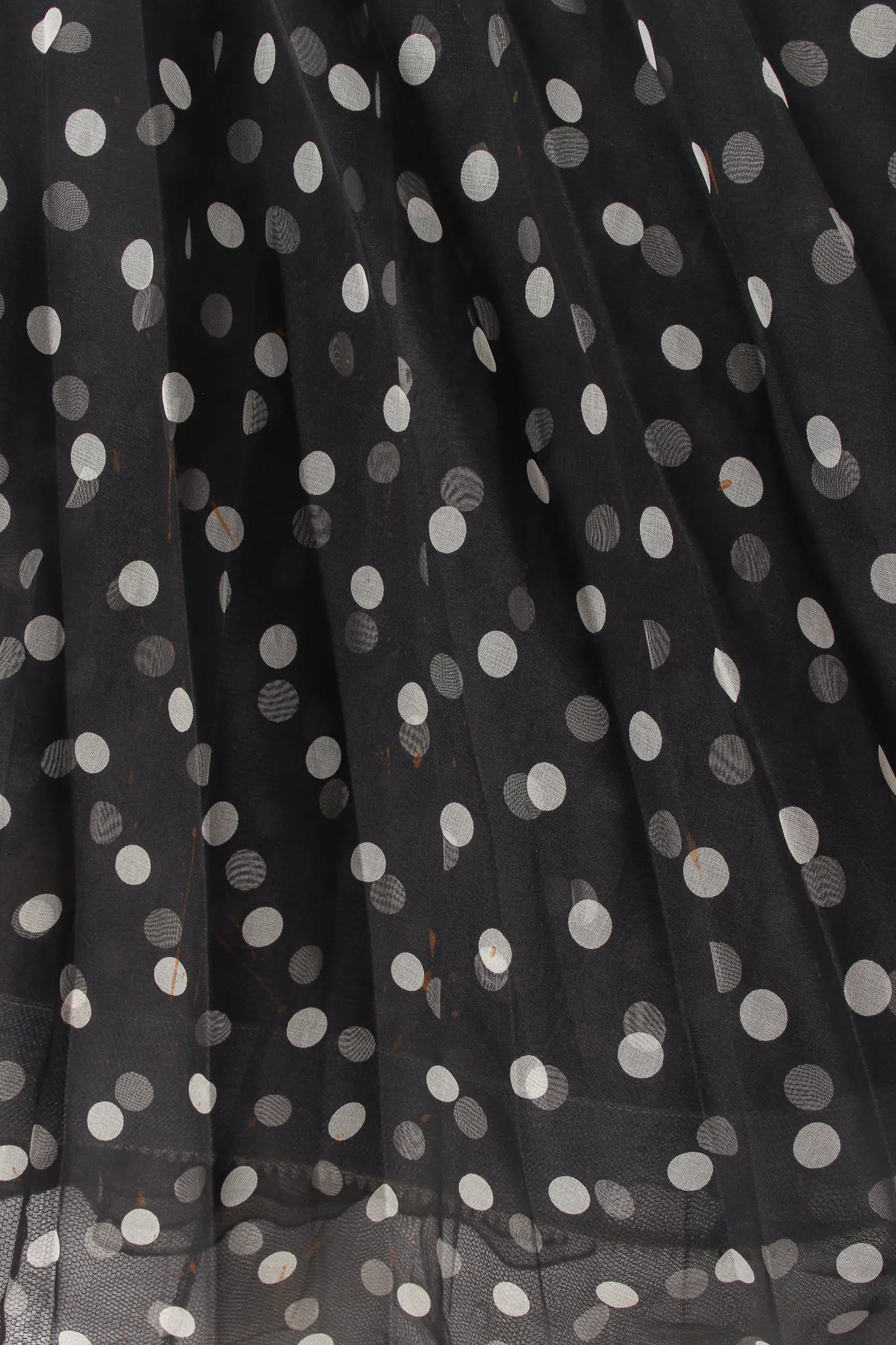 Layered Organza Dot Skirt