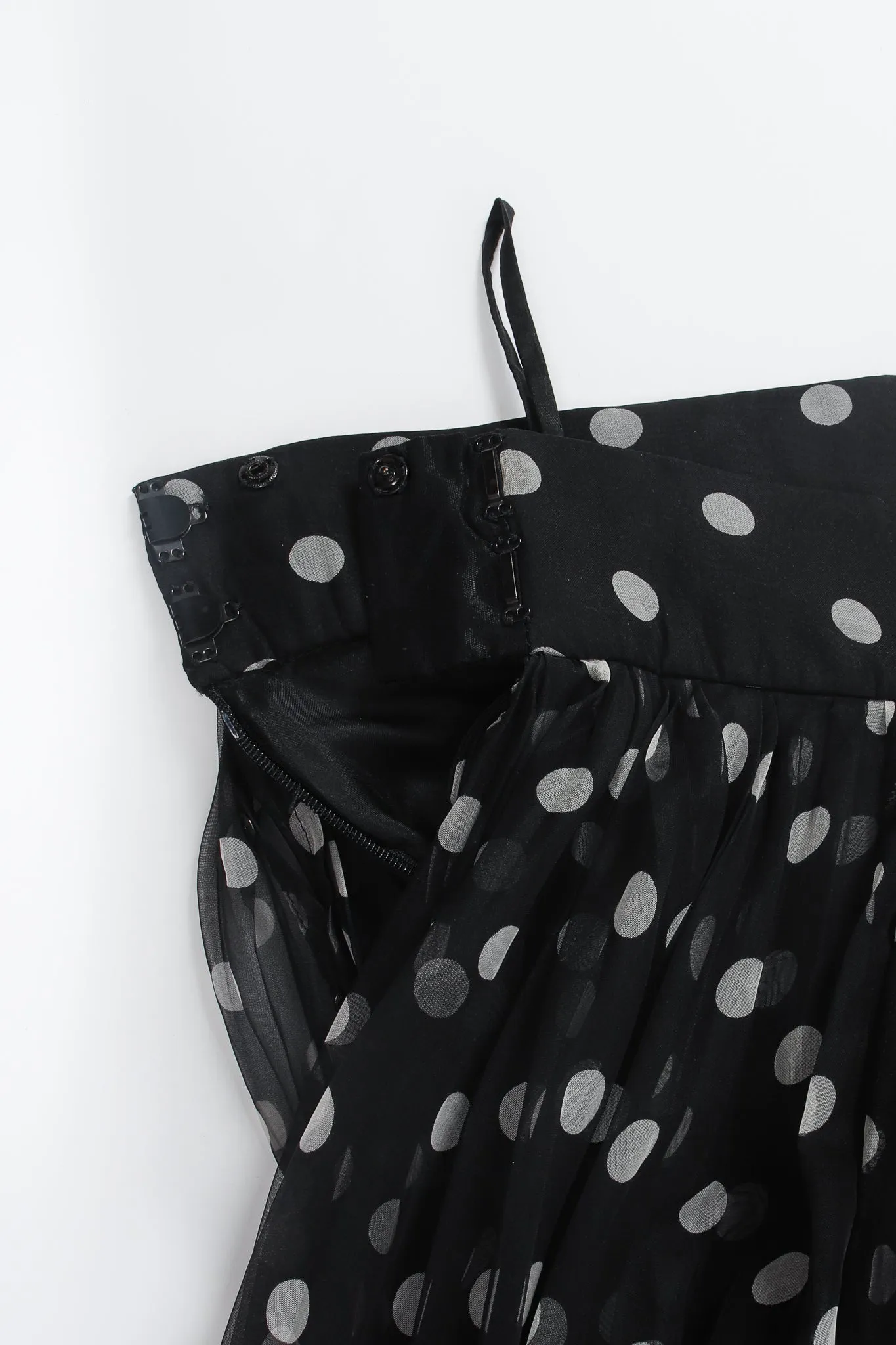 Layered Organza Dot Skirt