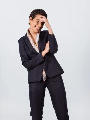 LE REUSSI - Original Wool Navy Blazer/Suit