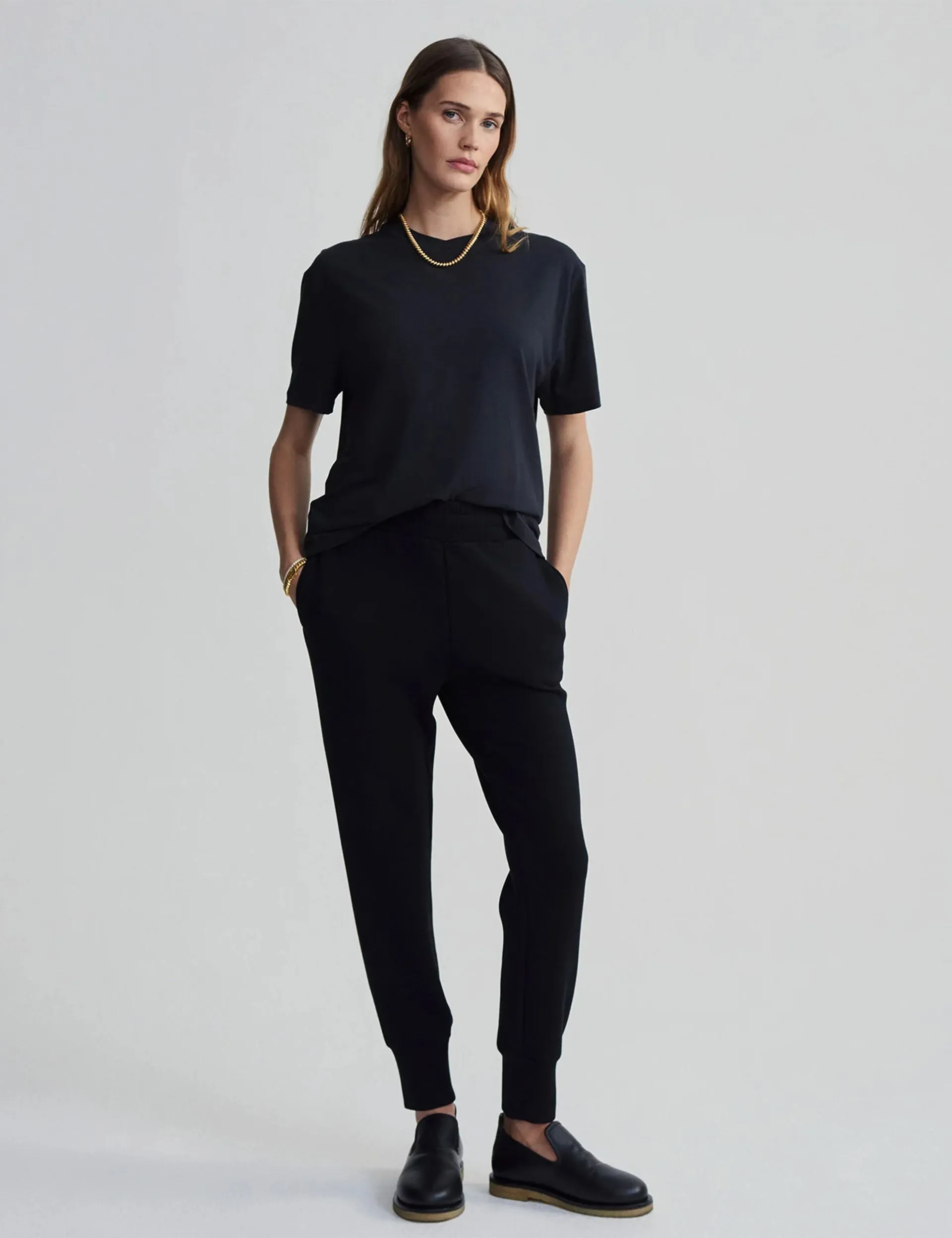 Leighton Boyfriend Tee - Black