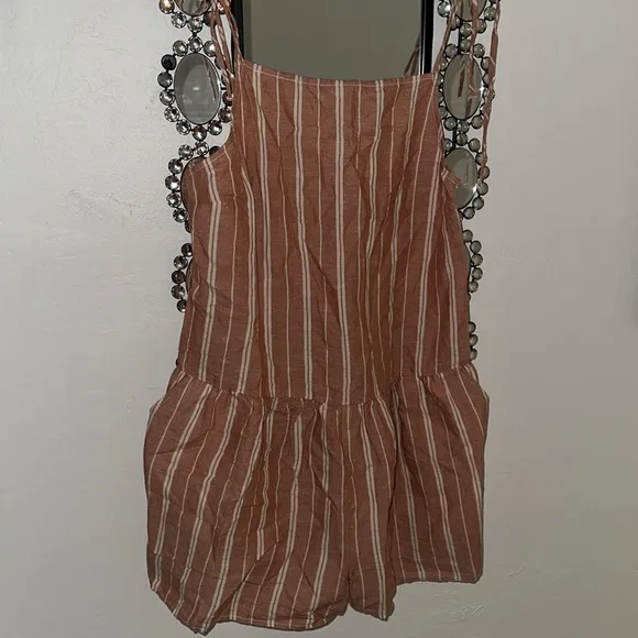 Levi's Rori Stripped Shorts Romper