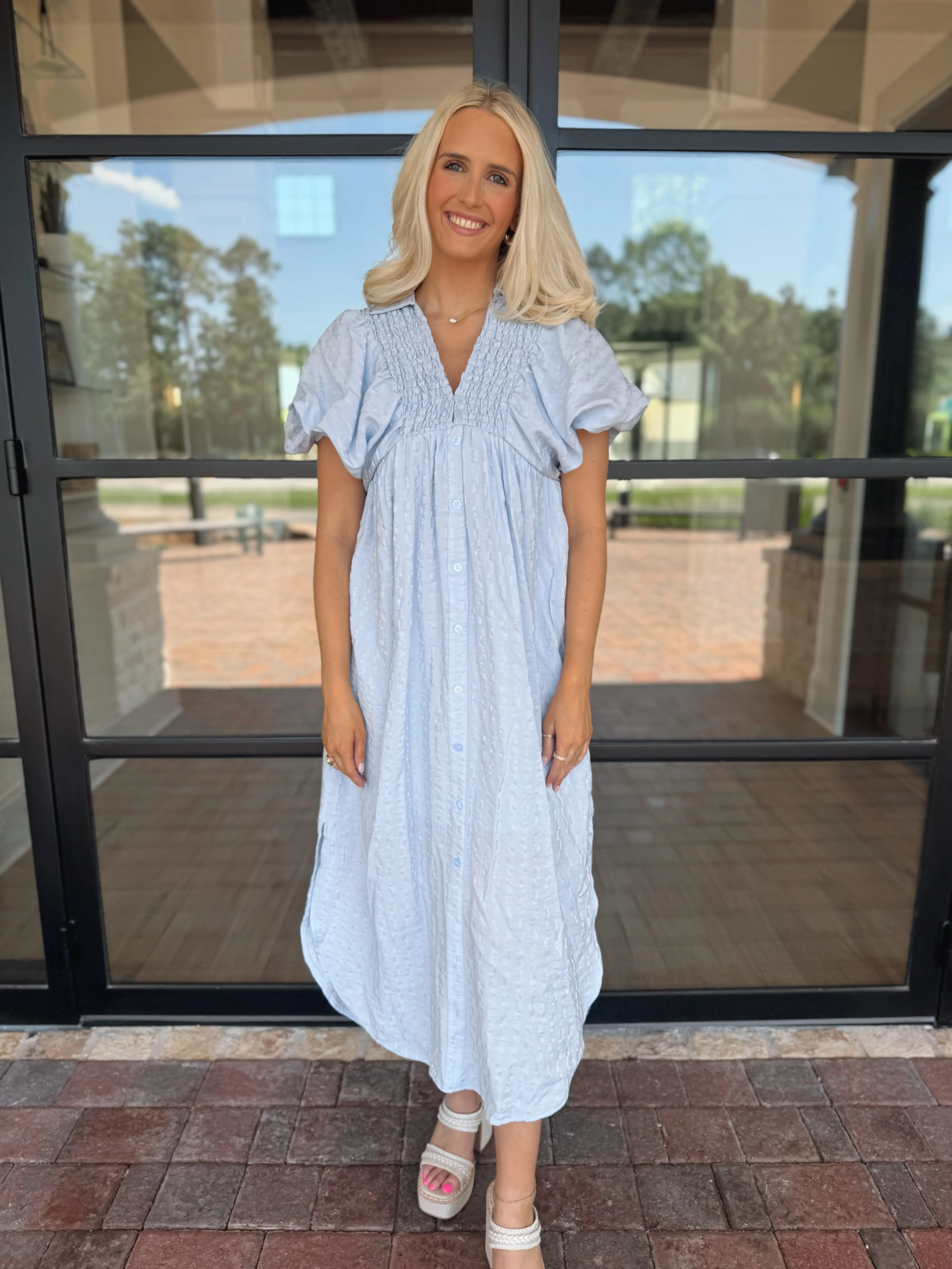 Light Blue Maxi Dress