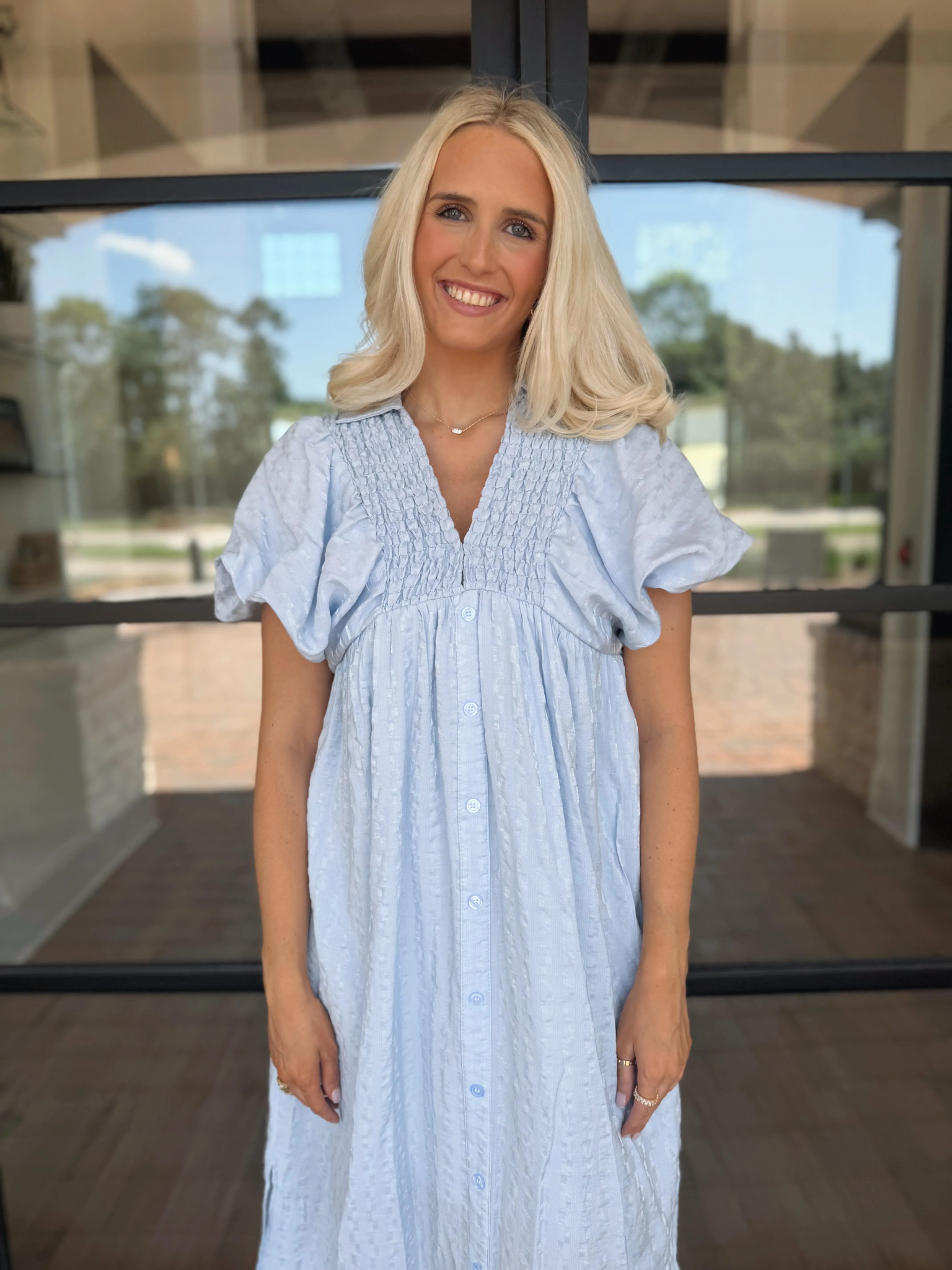 Light Blue Maxi Dress