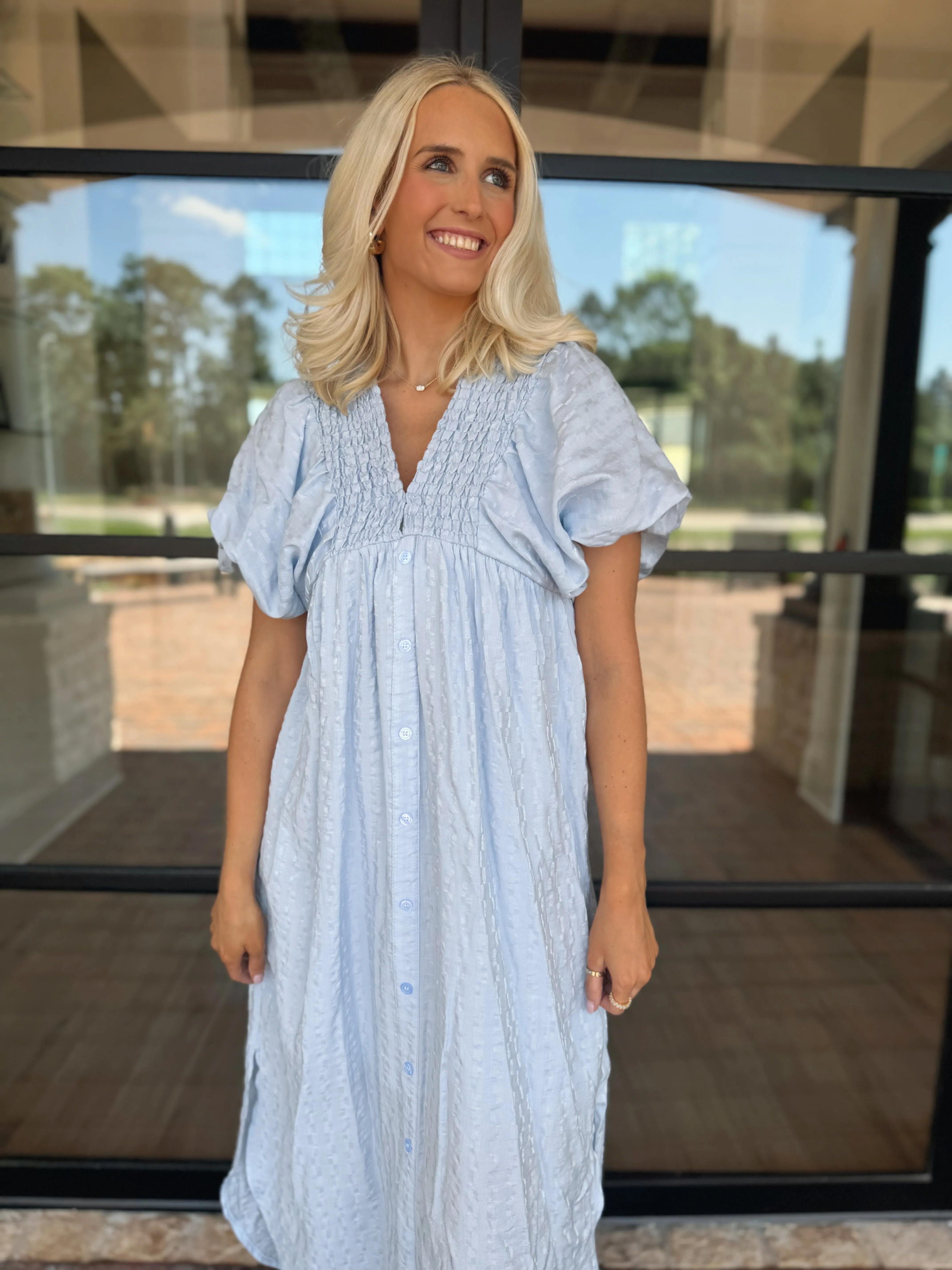 Light Blue Maxi Dress