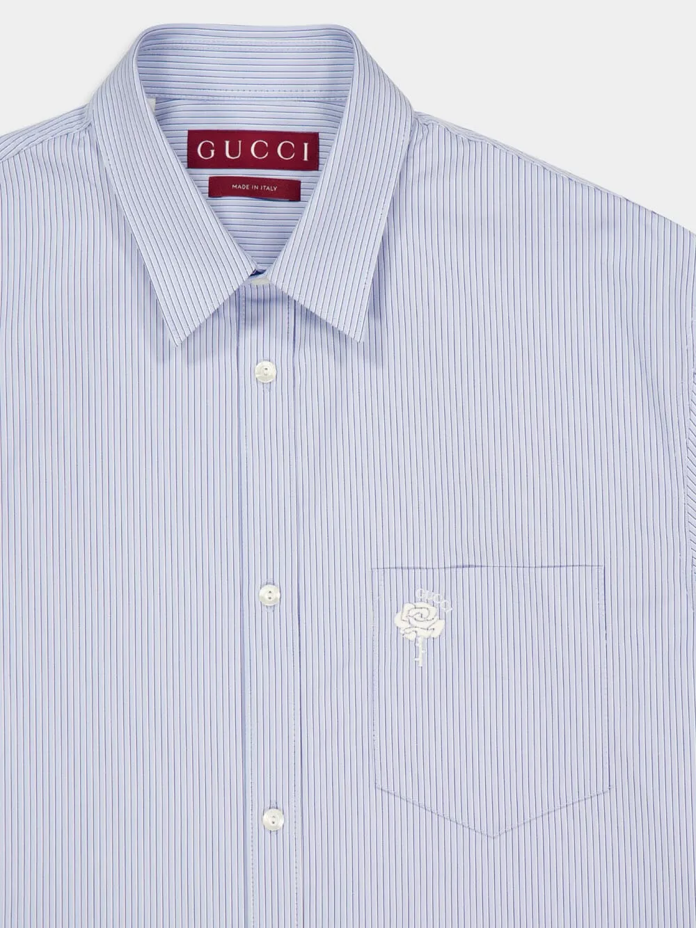 Light Blue Striped Men's Shirt