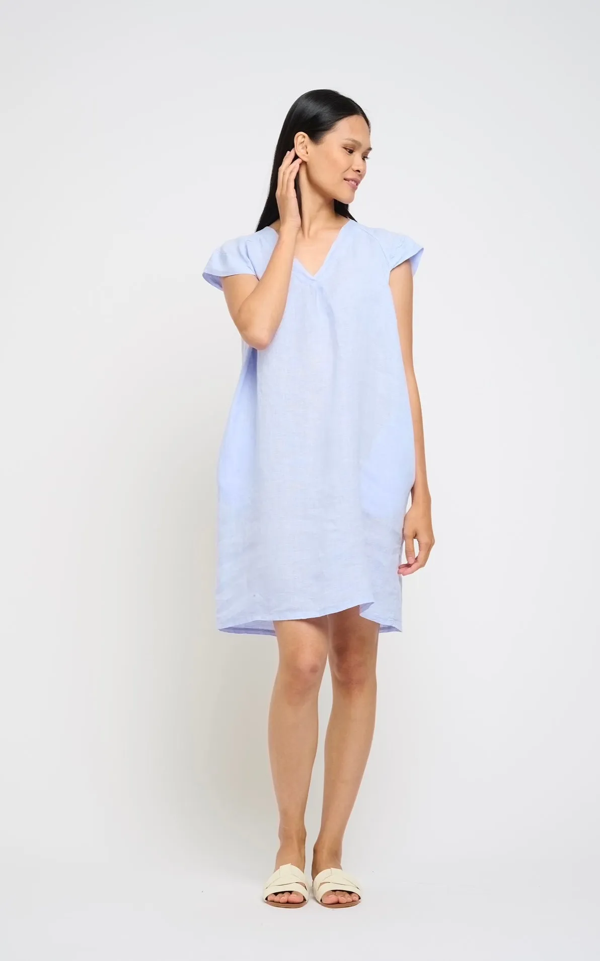 Light linen dress