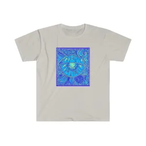 Limited Edition Cosmic Over Cosmetic Soft Cotton SS Tee - Blue Bliss