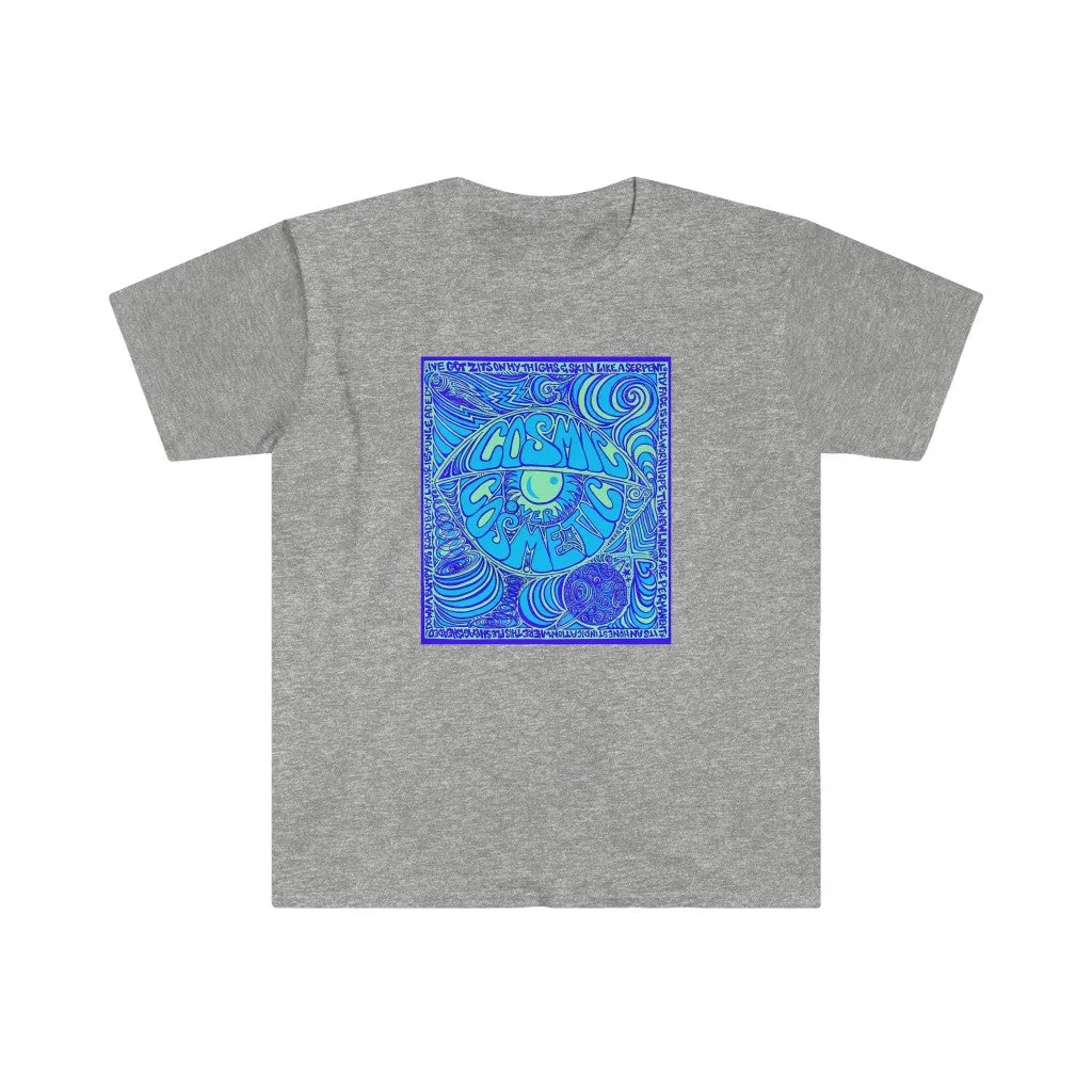 Limited Edition Cosmic Over Cosmetic Soft Cotton SS Tee - Blue Bliss