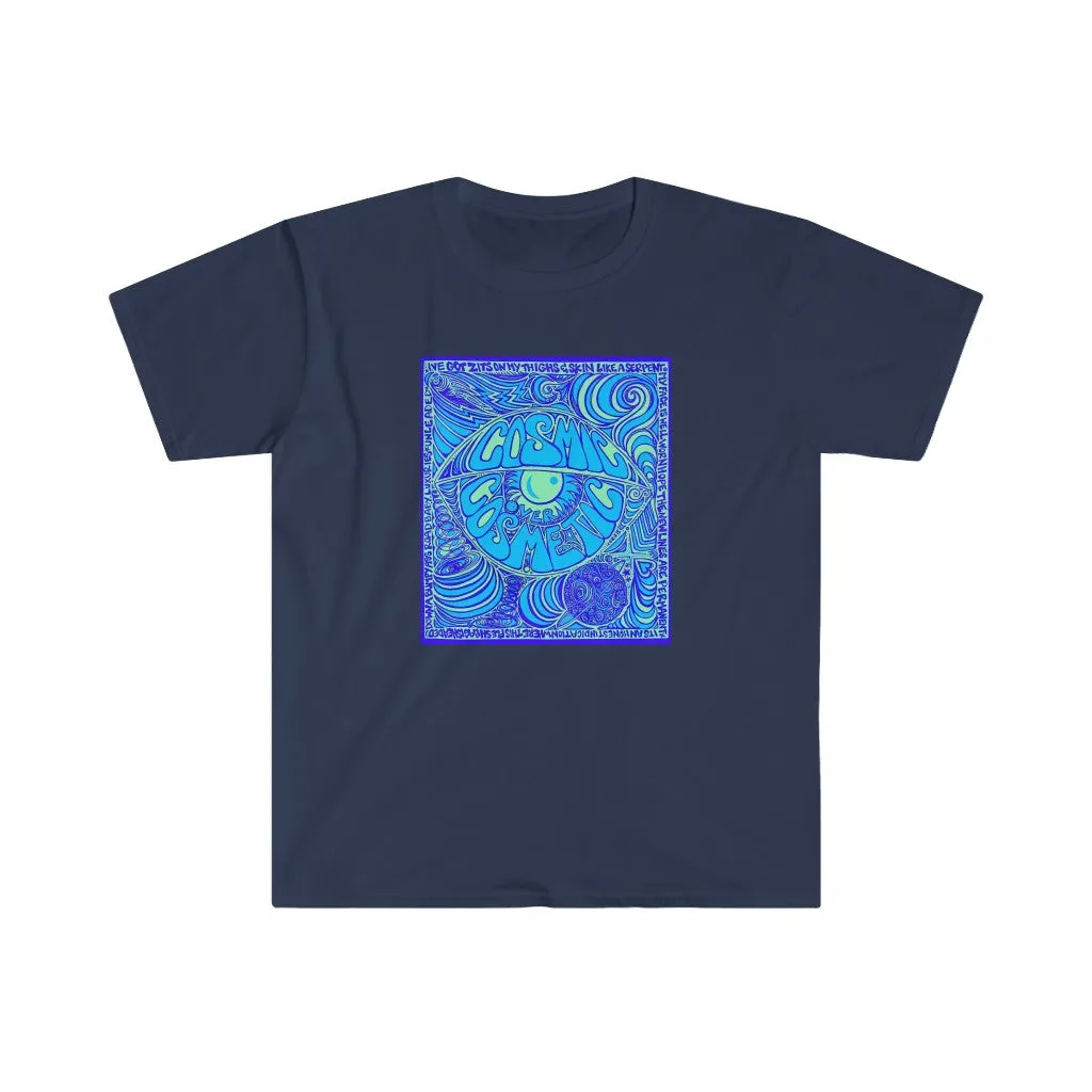 Limited Edition Cosmic Over Cosmetic Soft Cotton SS Tee - Blue Bliss