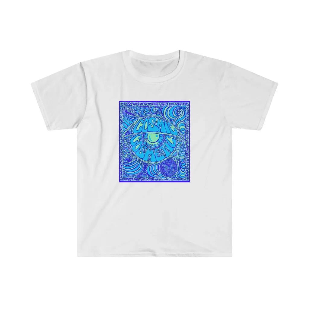 Limited Edition Cosmic Over Cosmetic Soft Cotton SS Tee - Blue Bliss