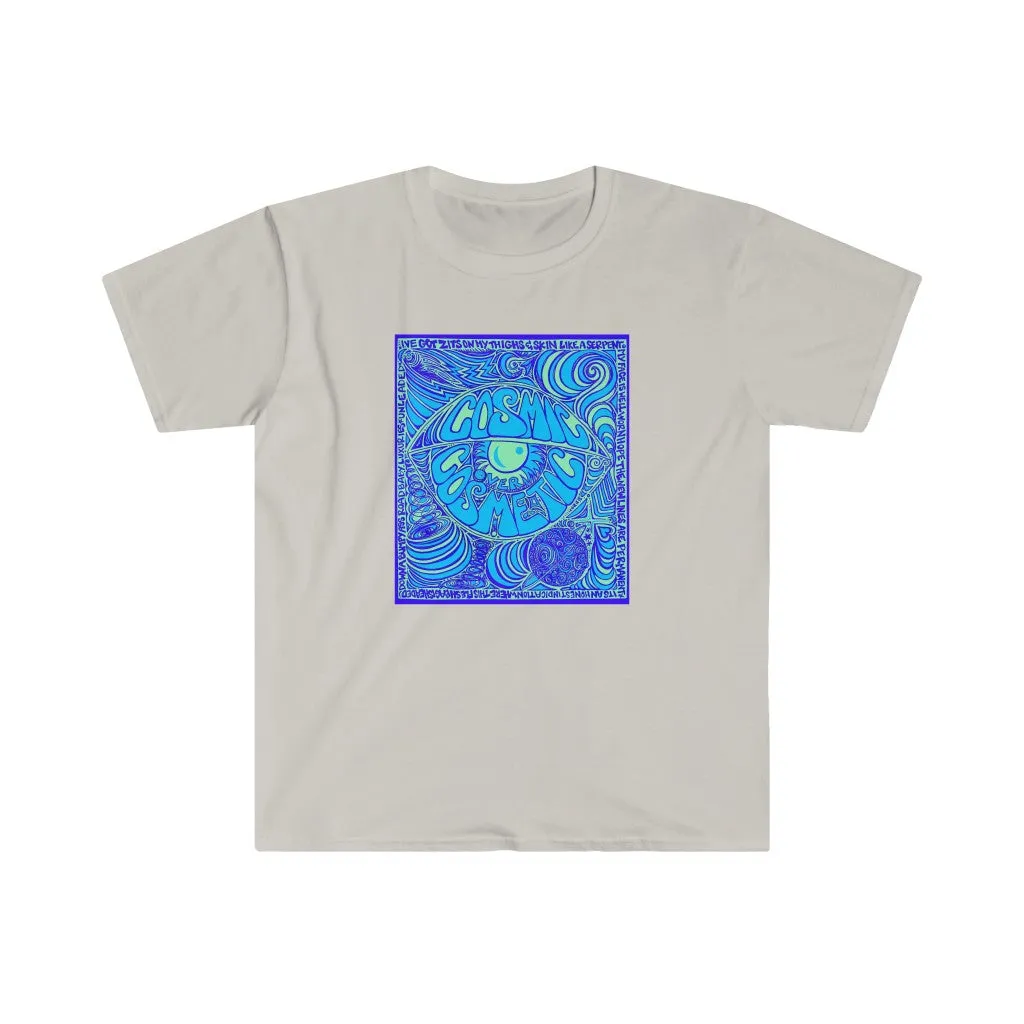 Limited Edition Cosmic Over Cosmetic Soft Cotton SS Tee - Blue Bliss
