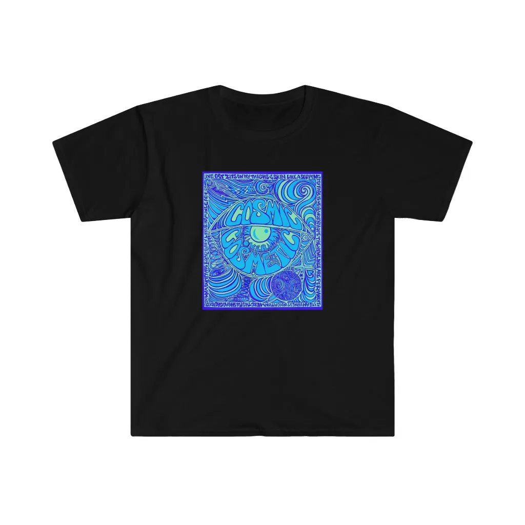 Limited Edition Cosmic Over Cosmetic Soft Cotton SS Tee - Blue Bliss