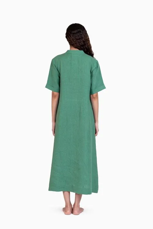 Linen Yuri Dress-Petal Pink
