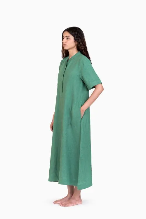 Linen Yuri Dress-Petal Pink