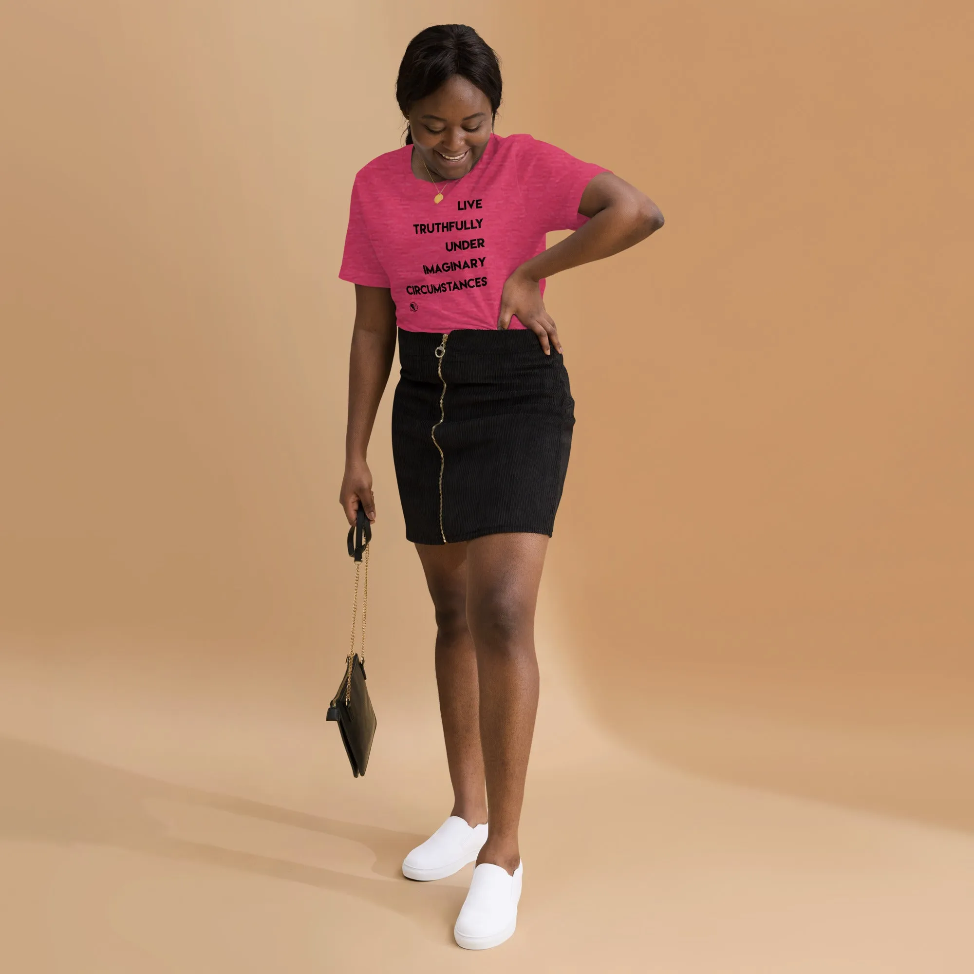 Live Truthfully Under Imaginary Circumstances - Short-Sleeve Staple Unisex T-Shirt