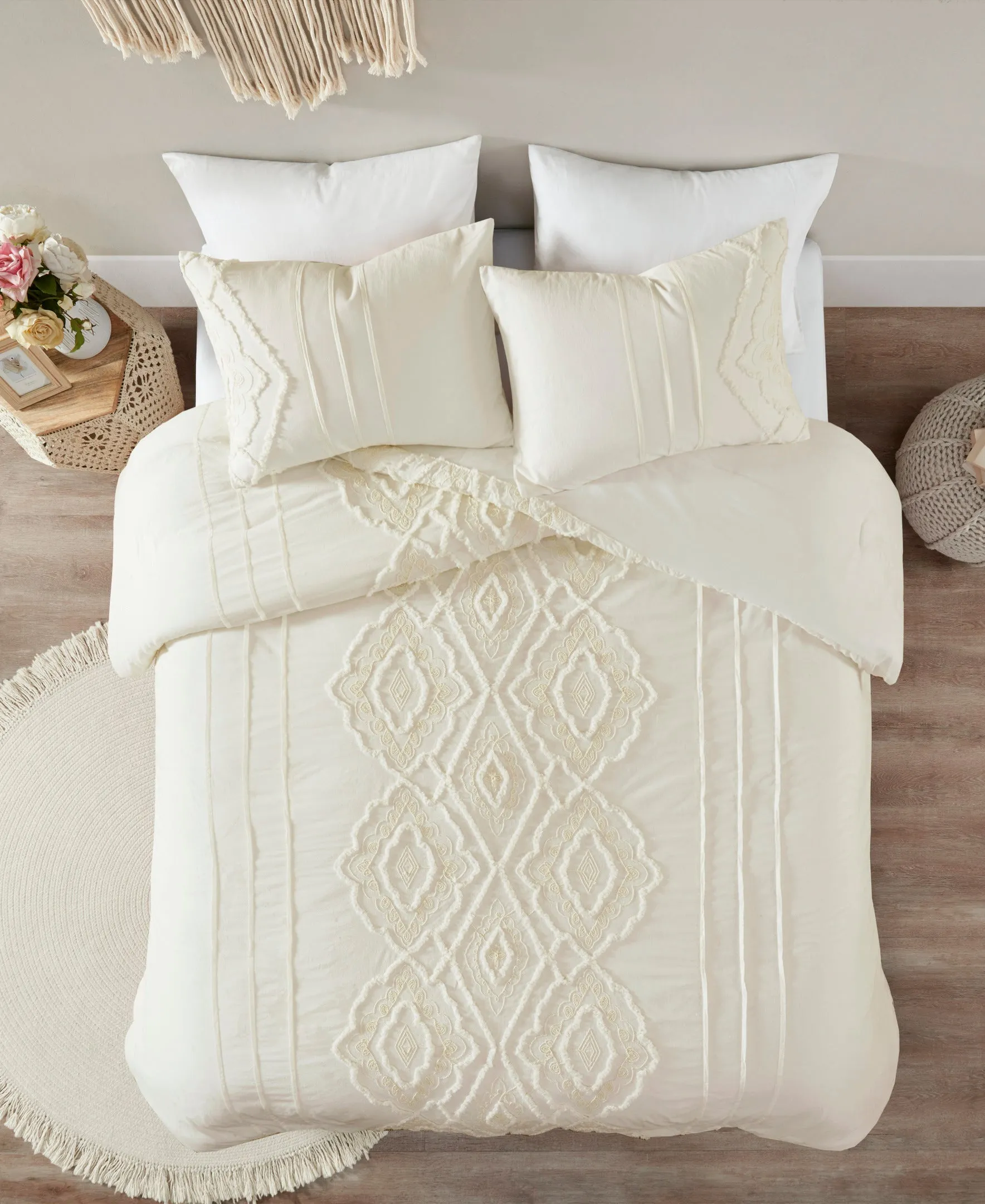 Lola 3 Piece Cotton Comforter Set