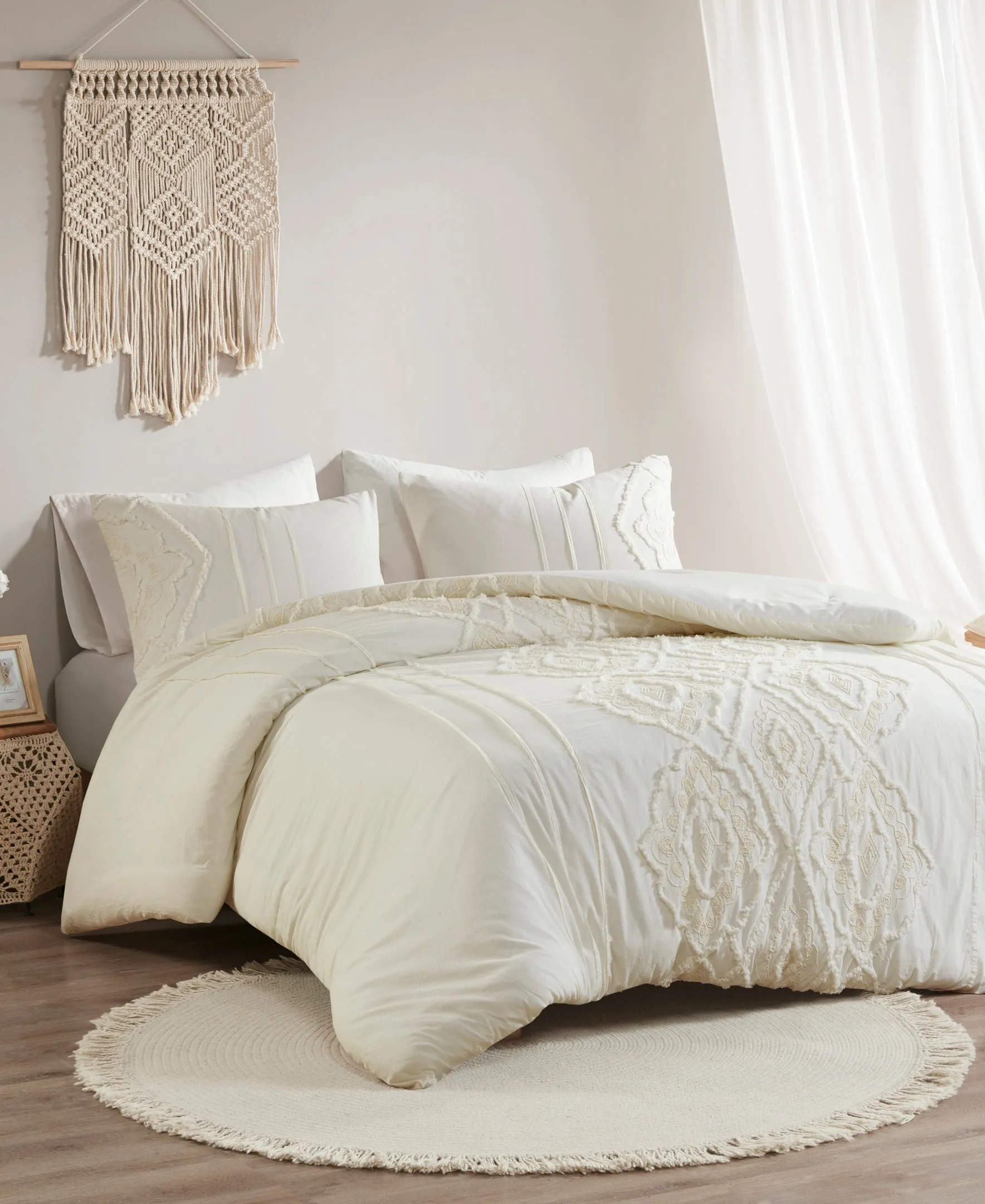 Lola 3 Piece Cotton Comforter Set