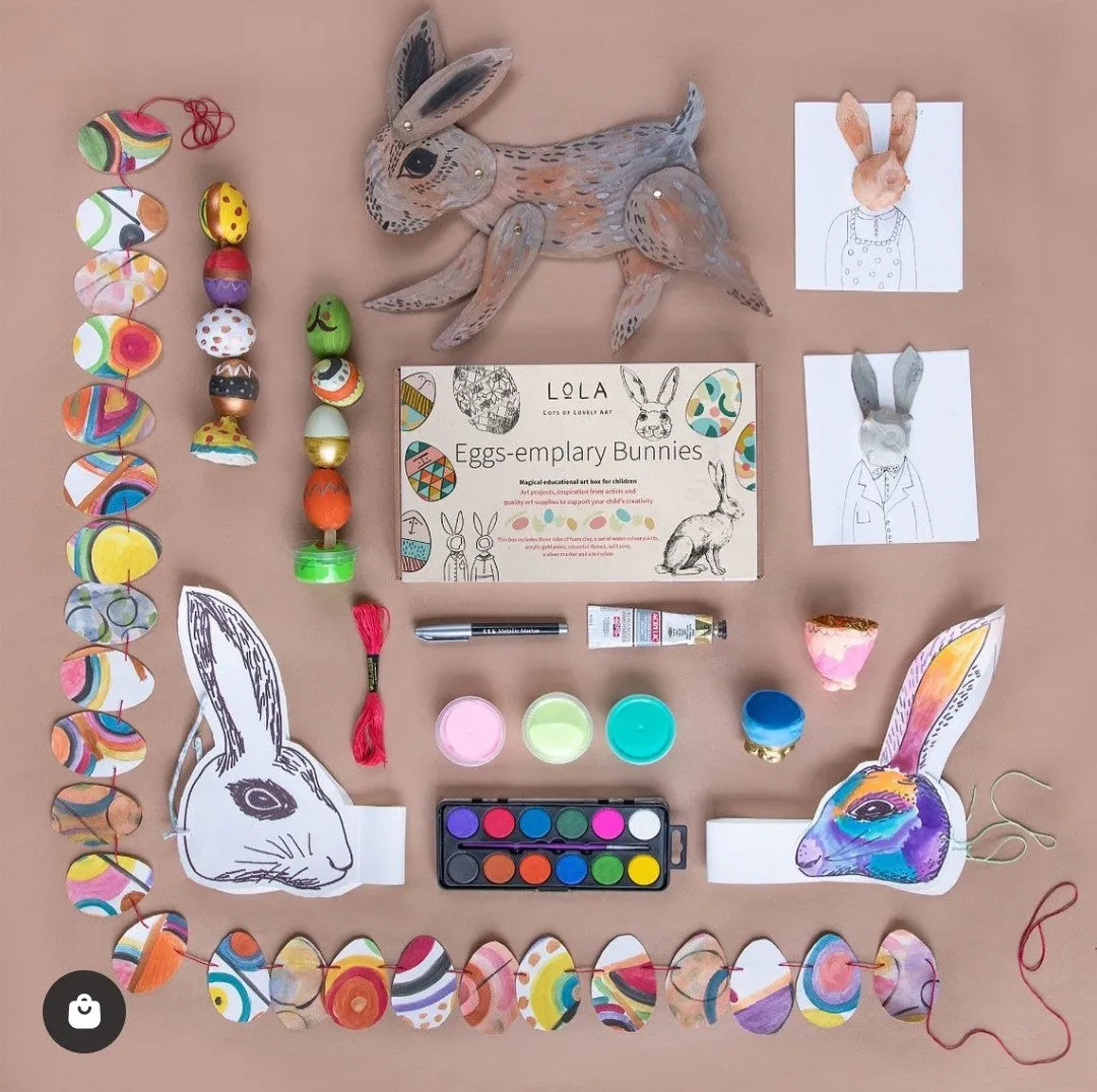 LOLA Eggs-emplary Bunnies Art Kit