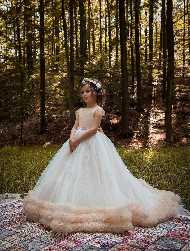 Lombardy Flower Girl Dress For Wedding