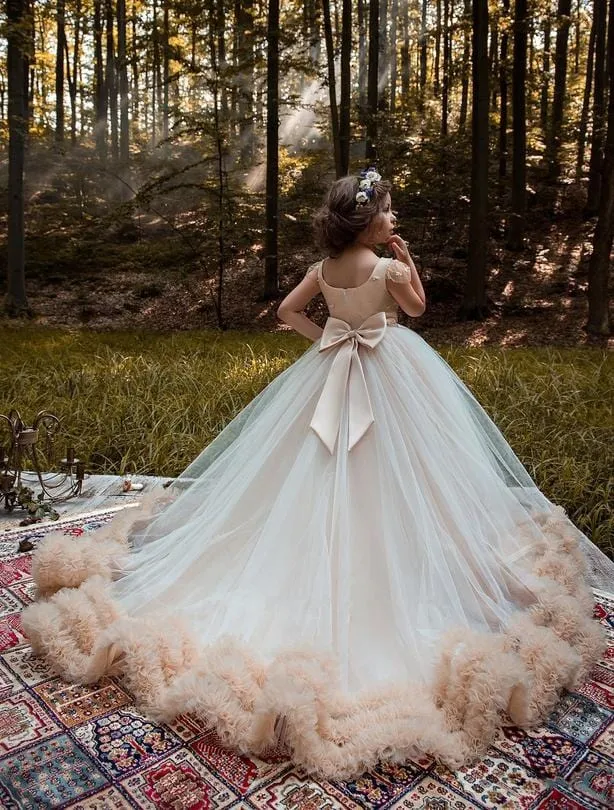 Lombardy Flower Girl Dress For Wedding