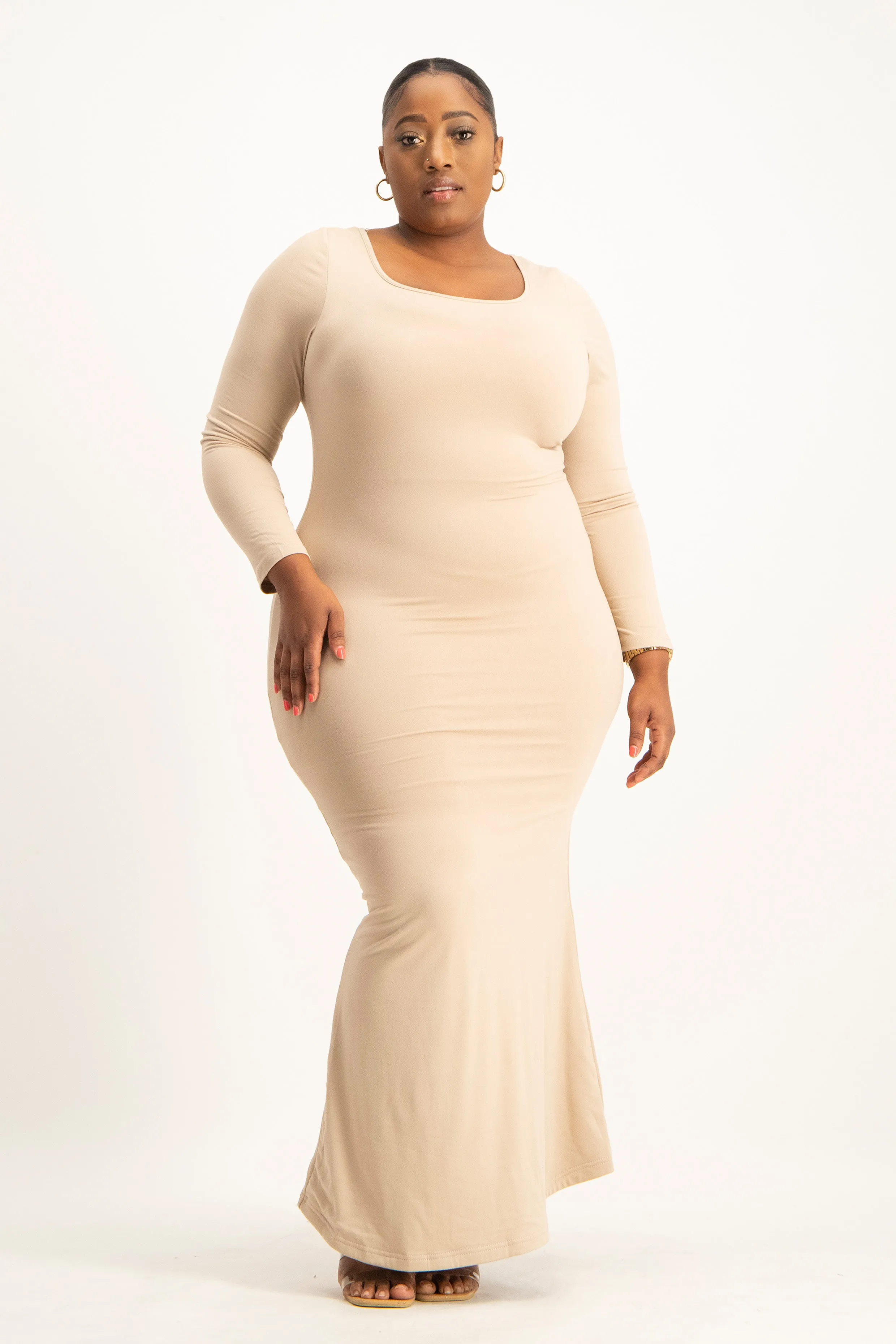 Long Sleeve Lounge Maxi Dress