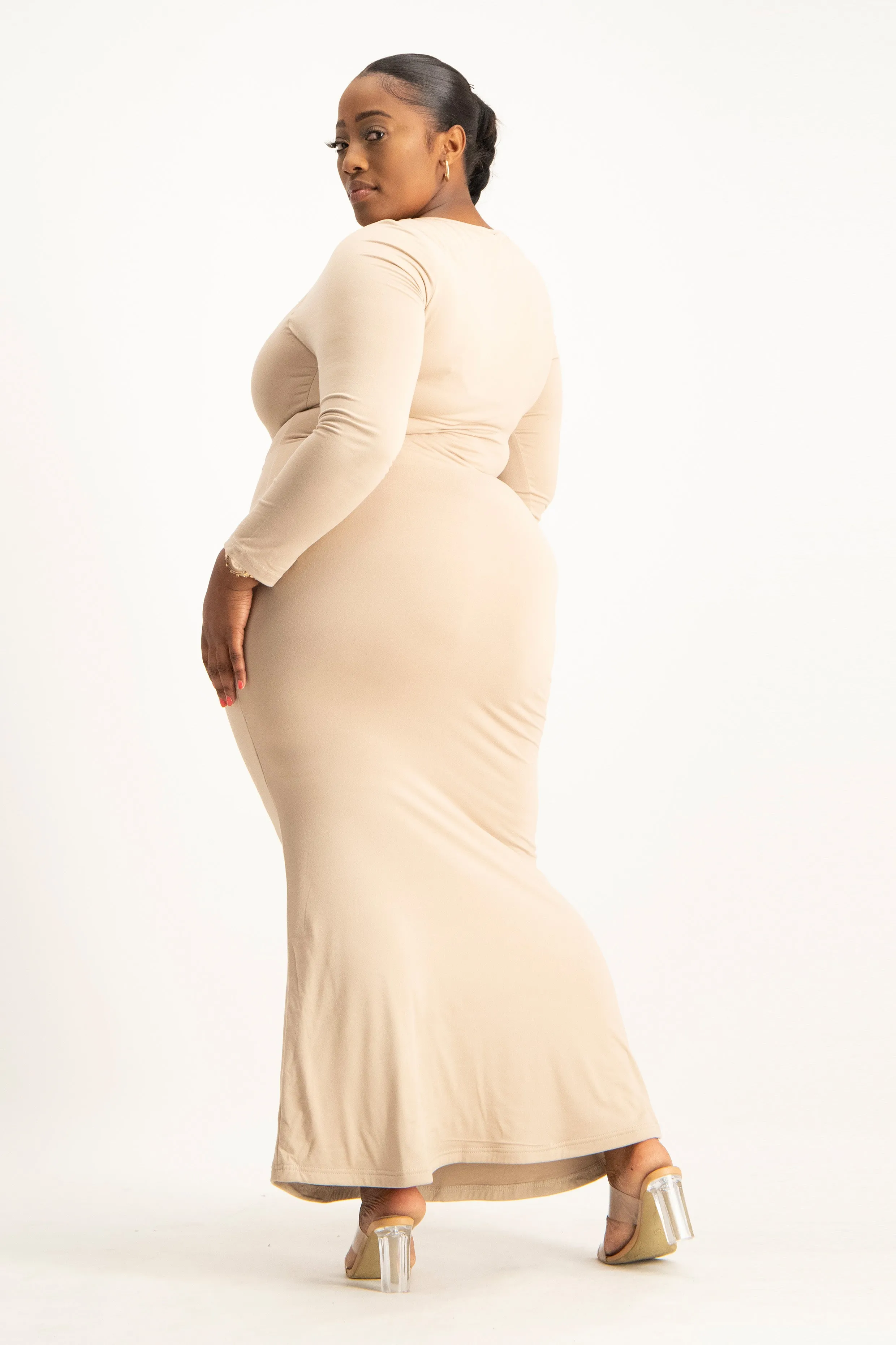 Long Sleeve Lounge Maxi Dress