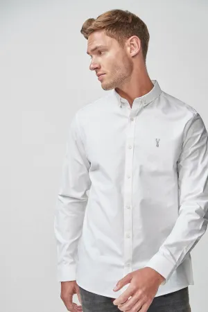 Long Sleeve Stretch Oxford Shirt