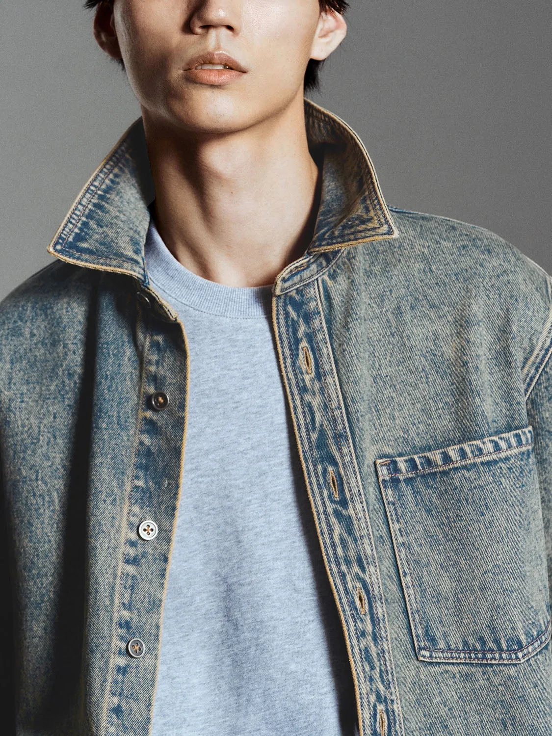Loose Denim Shirts