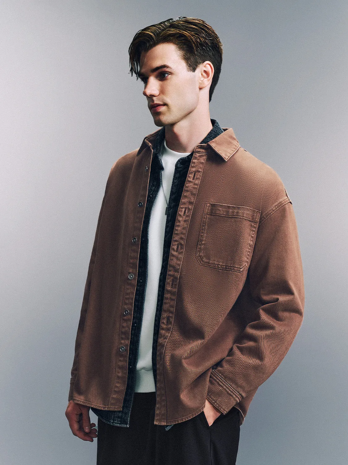 Loose Denim Shirts