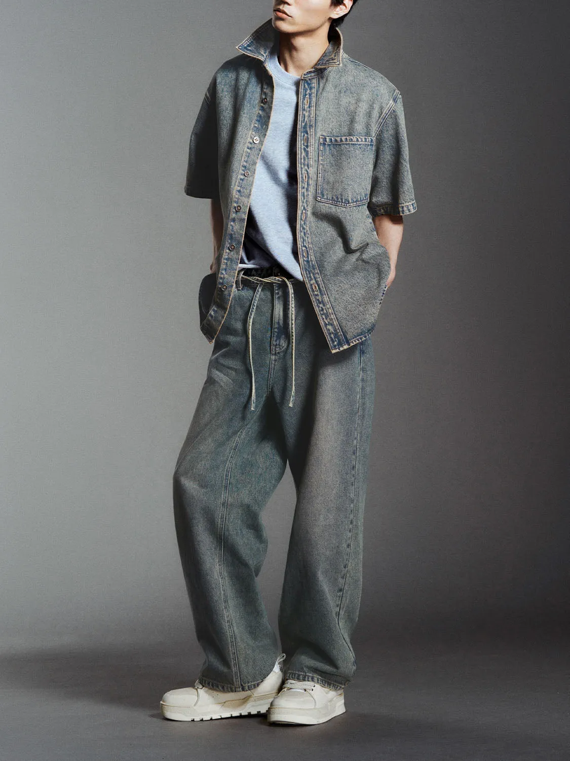 Loose Denim Shirts