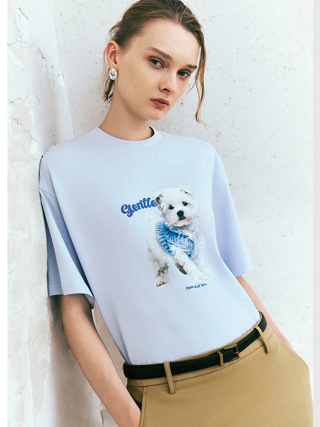 Loose Printed Short Sleeve Shirts