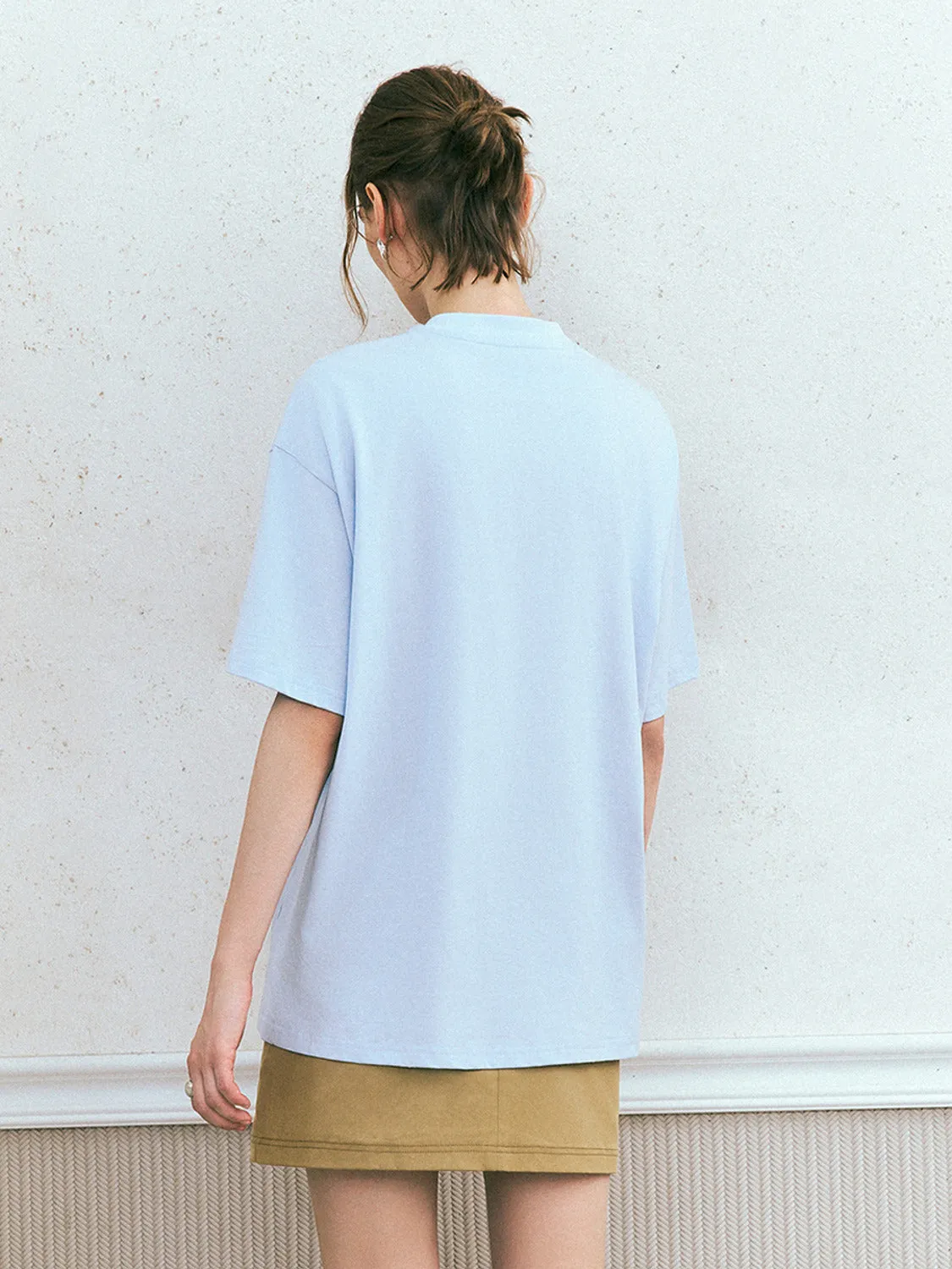 Loose Printed Short Sleeve Shirts