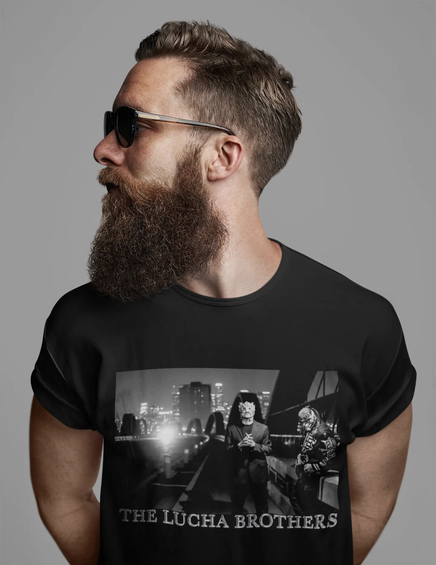 LUCHA BROS X L.A. ROL t-shirt