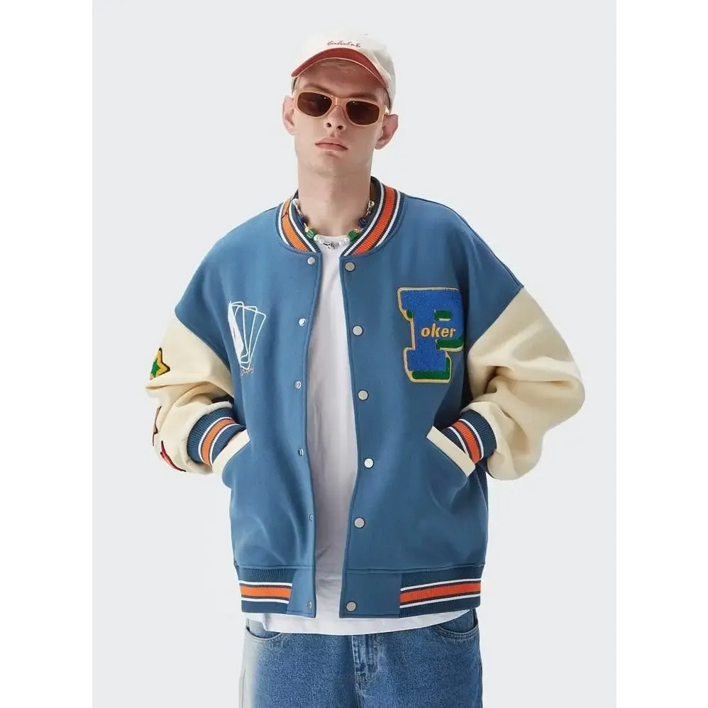 Lucky Poker Jacket for Trendy Y2K Streetwear Style