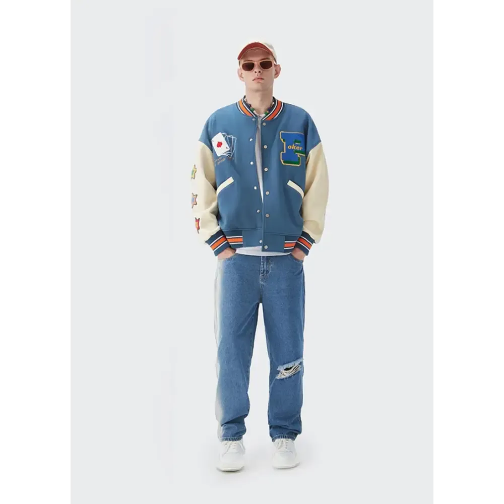 Lucky Poker Jacket for Trendy Y2K Streetwear Style