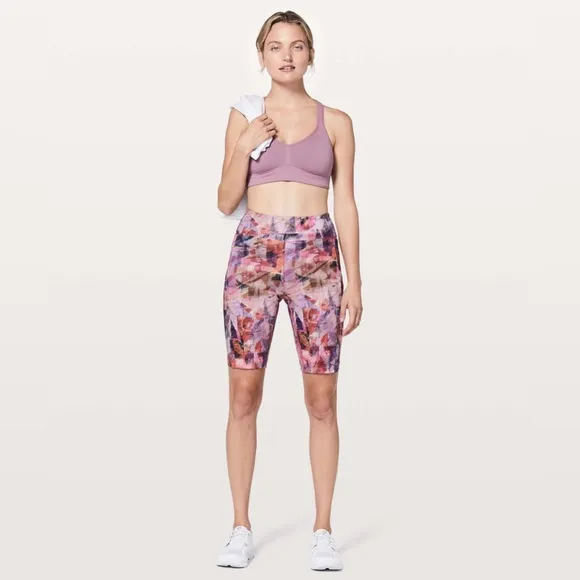 Lululemon On Pace Short 10&quot; in Sun Dazed Multi Pink Size 2