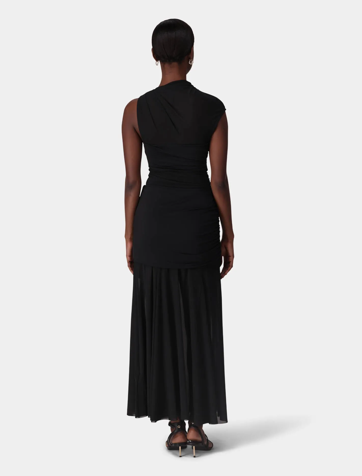 Lune Layered Mesh Maxi Dress
