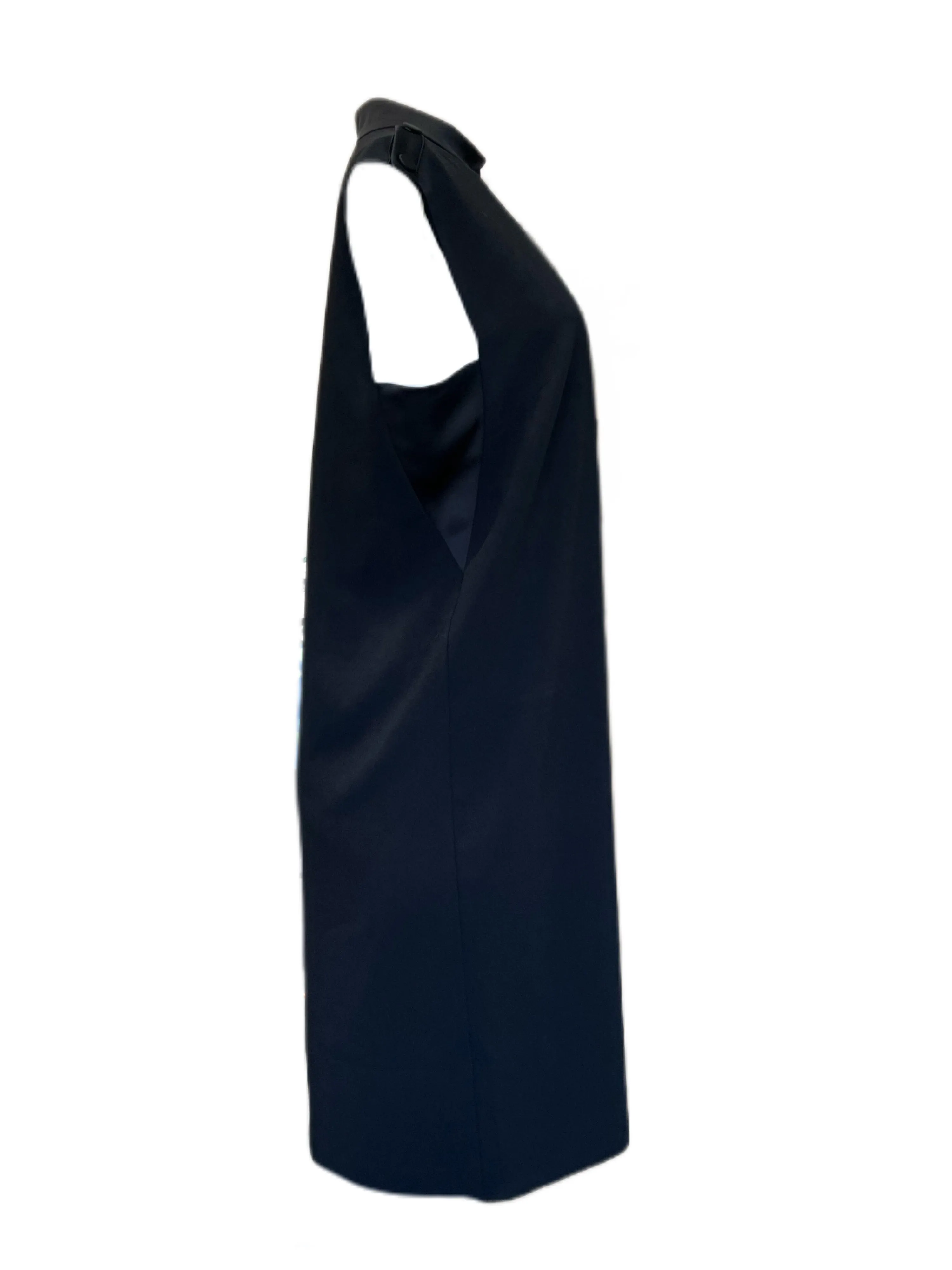 Marella By Max Mara Black Arak Sleeveless Sheath Dress Size 10 NWT