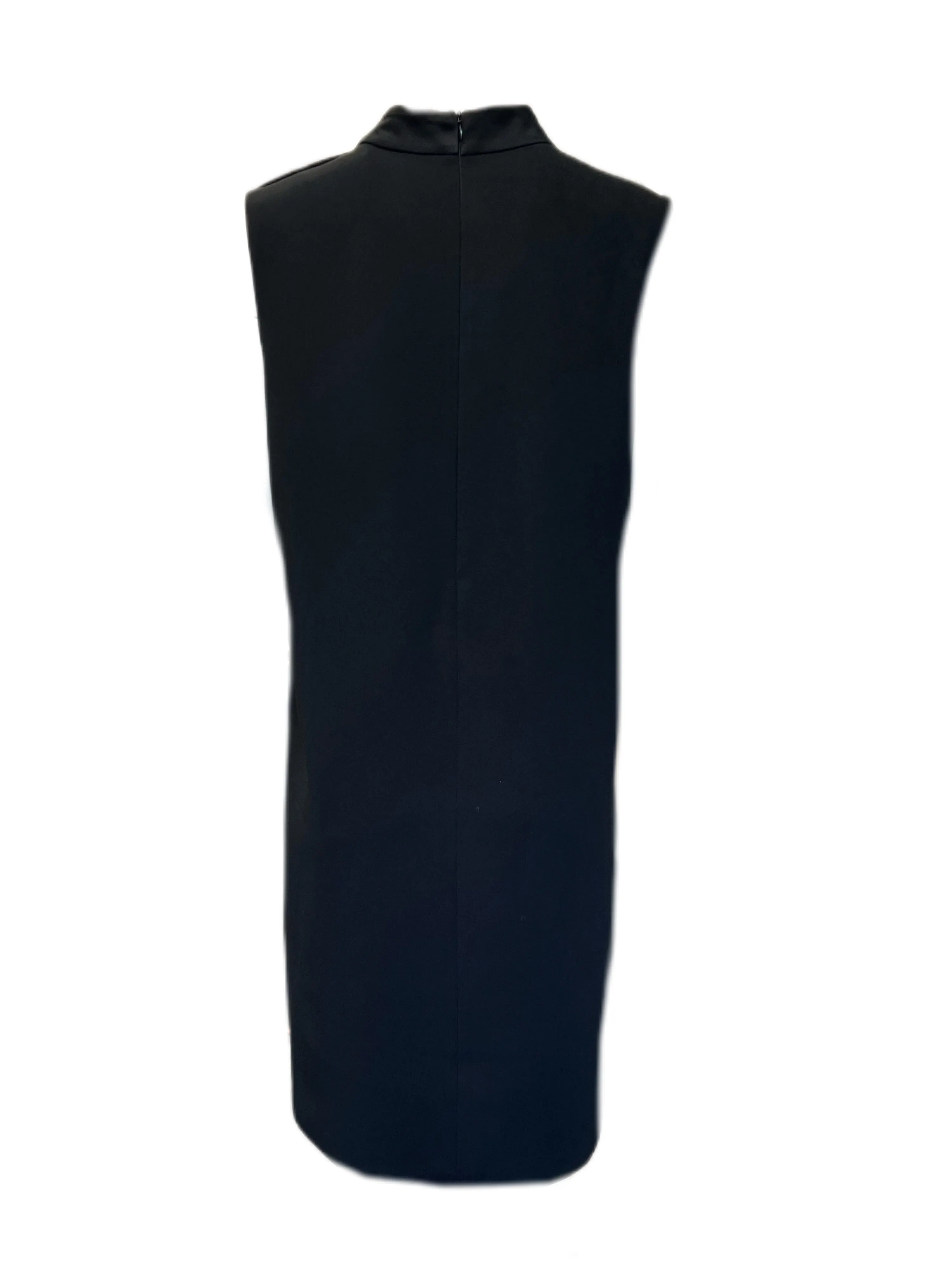 Marella By Max Mara Black Arak Sleeveless Sheath Dress Size 10 NWT