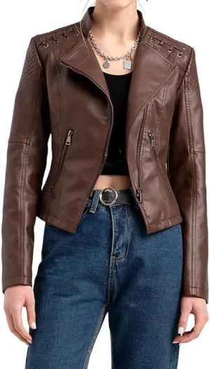 Marie - stylish leather jacket