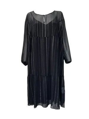 Marina Rinaldi Women's Black Decano Maxi Dress Size 24W/33 NWT