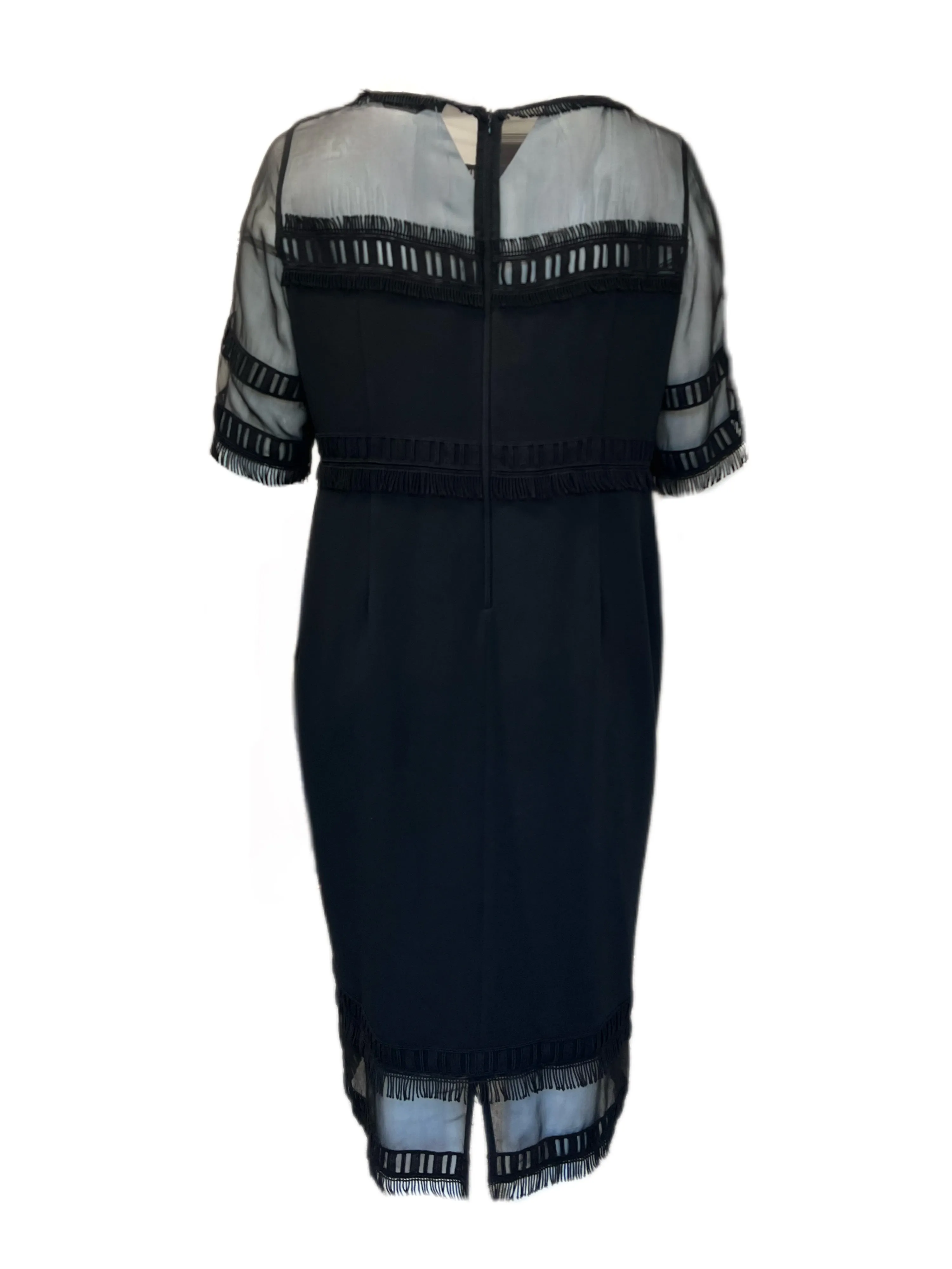 Marina Rinaldi Women's Black Diabase Sheath Dress NWT