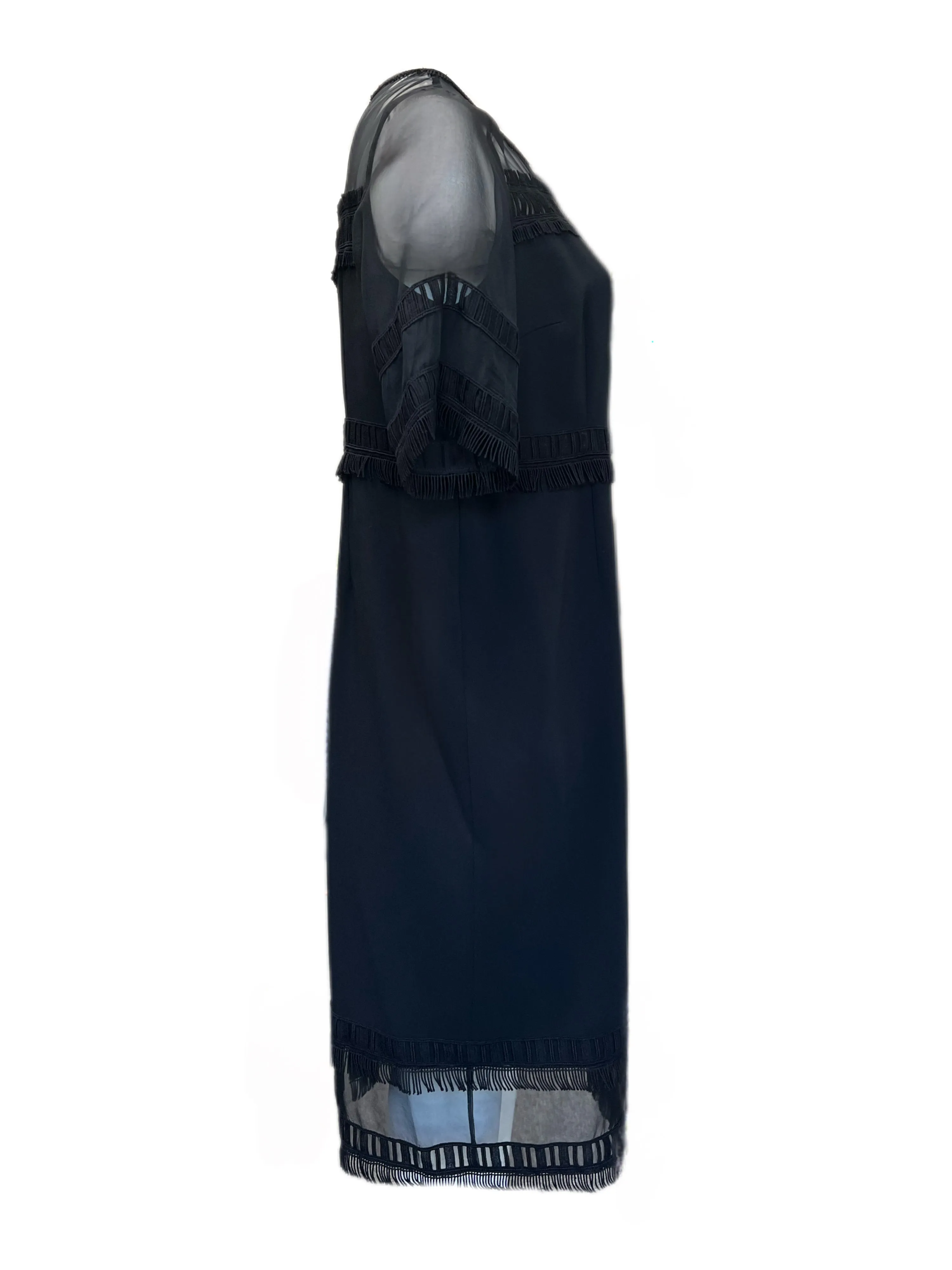 Marina Rinaldi Women's Black Diabase Sheath Dress NWT
