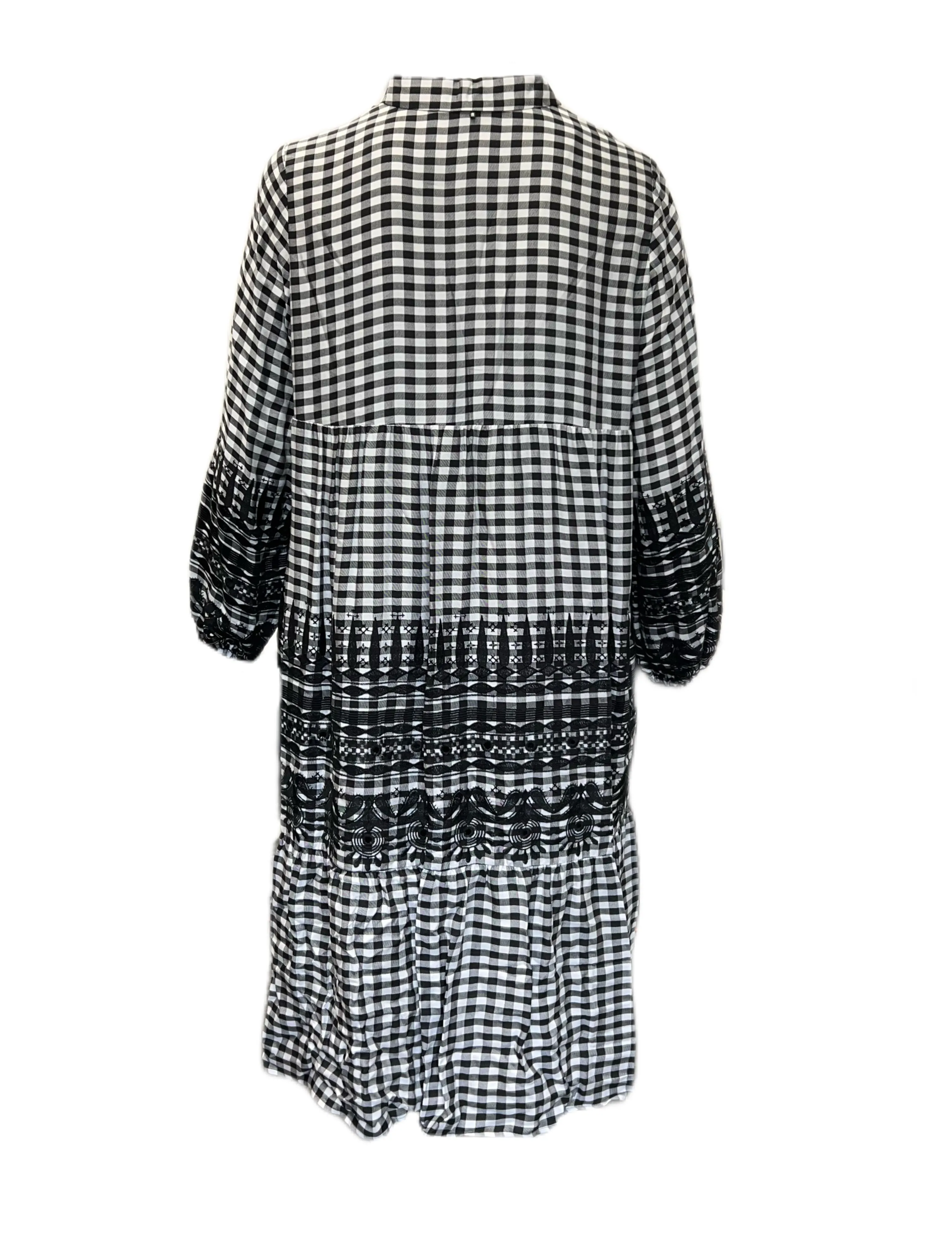 Marina Rinldi Women's Black Daino Viscose A Line Dress NWT